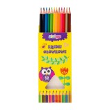 Set 12 creioane colorate - Strigo, triunghiulare | Strigo