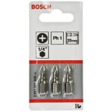 Bosch 2607001508 - Set capete de insurubare profil PH1 3 bucati
