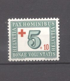 Switzerland 1945 Red Cross Mi.464 MLH S.747 foto