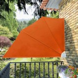 Copertina Laterala Pliabila Balcon vidaXL Caramiziu 160x240cm Umbra Terasa Gradina Poliester Otel