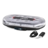 Rampa avertizare LED fara fir cu telecomanda AMiO, montaj magnetic, R65 R10, 326x186x63 mm, 26W, 12/24V, acumulator incorporat, viteza admisa 120km/h