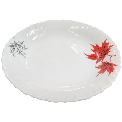 Set 6 Farfurii Desert Opal Alb Model Esma 19cm DNC62781 foto