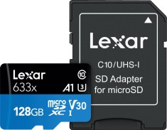 Lexar microSDXC 633x UHS-I/A1/U3/10 R95/W45MB (V30) 128GB