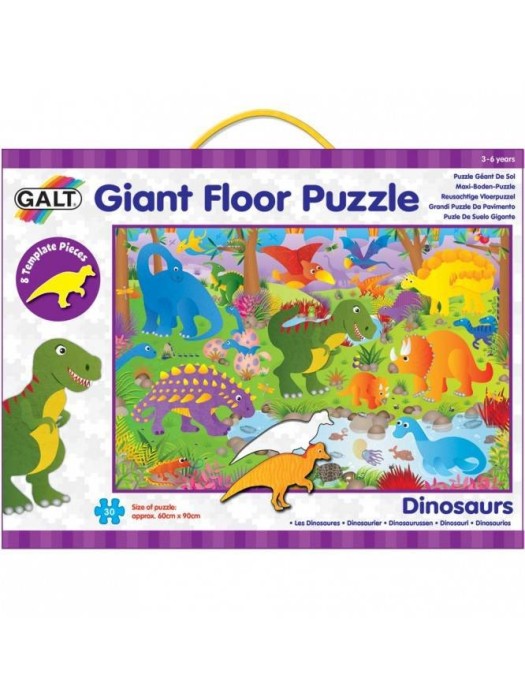 Giant Floor Puzzle: Dinozauri - 30 piese