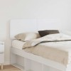 VidaXL Tăblie cap cu headboard Alb 135 cm Lemn compozit 888550
