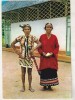 Bnk cp Indonezia - Kalimantan - Costume indigene - necirculara, Necirculata, Printata