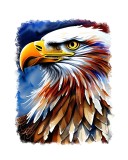 Cumpara ieftin Sticker decorativ Vultur, Multicolor, 70 cm, 11161ST