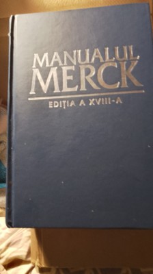 Manualul Merck ed. Xviii foto
