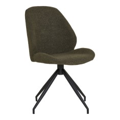 Scaun rotativ Monte Carlo din piele ecologică verde