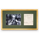 Mircea Eliade, filă manuscris despre călătoria la Templul Maimuțelor din Benares-Varanasi + fotografie