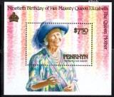 PENRHYN 1990, Regina Elisabeta, serie neuzata, MNH, Nestampilat