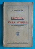 George Toparceanu &ndash; Scrisori fara adresa ( prima editie 1930 )