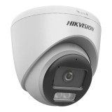 Cumpara ieftin ColorVu, Dual Light -Camera analog 3K, lentila 2.8mm, IR 40m, WL 40m, TVI/AHD/CVI/CVBS, Mic., IP67 - HIKVISION DS-2CE72KF0T-LFS-2.8mm