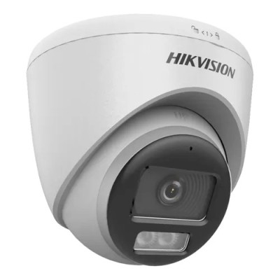 ColorVu, Dual Light -Camera analog 3K, lentila 2.8mm, IR 40m, WL 40m, TVI/AHD/CVI/CVBS, Mic., IP67 - HIKVISION DS-2CE72KF0T-LFS-2.8mm foto