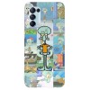 Husa compatibila cu Oppo A73 model Squidward spongebob, Silicon, TPU, Viceversa, Transparent, Carcasa