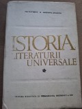 Ion Zamfirescu Margareta Dolinescu Istoria literaturii universale vol. 1. Antichitatea, Evul Mediu Renasterea