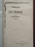 Cumpara ieftin Colecțiuni de legi financiare 1905 Demetrescu / Biserica Sf&acirc;nta Vineri Herasca