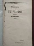 Colecțiuni de legi financiare 1905 Demetrescu / Biserica Sf&acirc;nta Vineri Herasca, Alta editura