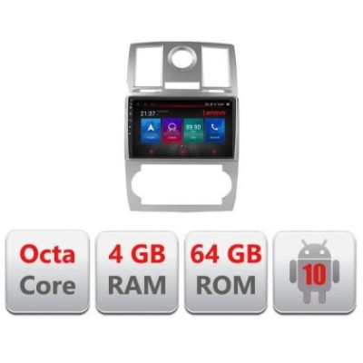 Navigatie Chrysler 300C 2004-2008 E-CH06 Octa Core cu Android Radio Bluetooth Internet GPS WIFI DSP 4+64GB 4G CarStore Technology foto