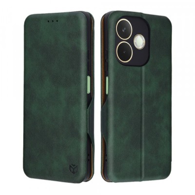Husa pentru Oppo A5 Pro 4G / A5 Pro, Techsuit, Safe Wallet Plus, Verde foto