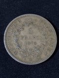 Franța 1875 A - 5 Franci - Monedă de argint #6, Europa