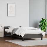 Cumpara ieftin Cadru de pat cu tăblie fără saltea, gri, 100x200 cm
