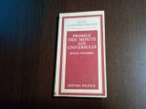 PRIMELE TREI MINUTE ALE UNIVERSULUI - Steven Weinberg - Politica, 1984, 213 p.