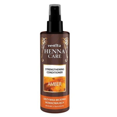 Lotiune hidratanta si fortifianta pentru par si scalp Henna Care Venita, 100 ml, chihlimbar foto