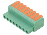 Conector regletă de conexiuni deconectabilă, 10A, 8 pini, mufe mamă