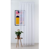 Perdea Mendola Fabrics, model Miranda, Scandi, natur, alb, H 290 cm