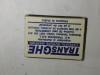 Cutie Chibrituri Rusia Transghe SRL Botosani, Colectie Filumenie, Div. BNK, Veche, Eticheta Colectie