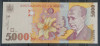 Romania, bancnota 5000 lei 1998, Lucian Blaga, UNC, filigran mare