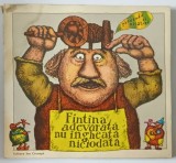 FANTANA ADEVARATA NU INGHEATA NICIODATA , PROVERBE SI ZICATORI , ilustratiile de SILVIU BAIAS , 1980 , * PREZINTA HALOURI DE APA
