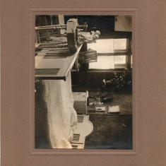 FOTOGRAFIE VECHE KRONSTADT BRASOV ATELIER GRATNER INTERIOR DE CASA 1910