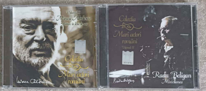 SET CD: COLECTIA ACTORI ROMANI VOL.1-2 MIRCEA ALBULESCU, RADU BELIGAN