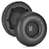 Set 2 bureti TXE pentru casti JBL Tune 600 / T600BTNC / 660 / 660NC / T660NC, Negru, Spuma cu memorie, Piele ecologica creponata