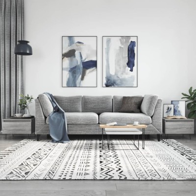 vidaXL Măsuțe de cafea 2 buc. gri sonoma 50x46x35 cm lemn compozit 830873 foto