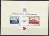 Cehoslovacia 1937 - Expo filatelic Bratislava, bloc neuzat