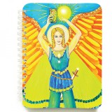 Cumpara ieftin Carnet cu spira Arhanghelul Uriel, 12 x 16 cm, 100 foi dictando cu inger,