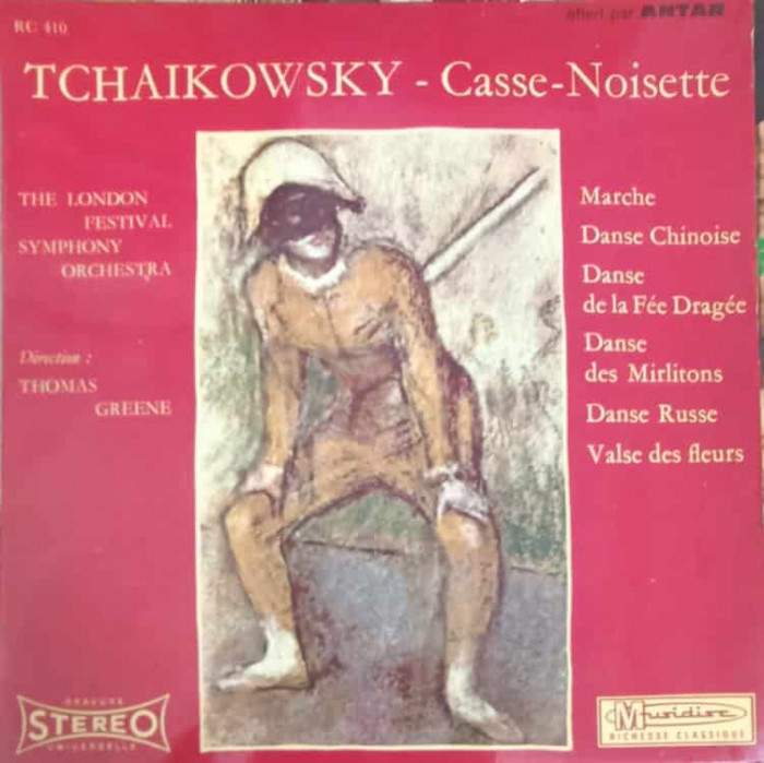 Disc vinil, LP. Casse-Noisette-Tcha&iuml;kowsky, The London Festival Symphony Orchestra, Thomas Greene