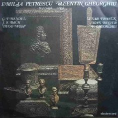 Disc vinil, LP. RECITAL EMILIA PETRESCU - VOCE, VALENTIN GHEORGHIU - ORGA-Emilia Petrescu, Valentin Gheorghiu