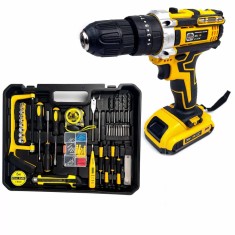 Bormasina GermanMeister, 36V, 5Ah, 2 Acumulatori, 110 Accesorii