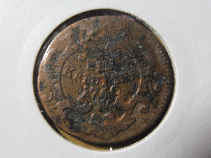 Austria - Ungaria 1760 1 Kreuzer W - Monetaria din Viena - Maria Theresia (198)