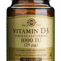 Vitamina D3 1000ui Solgar 90tbl