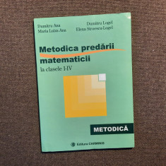 METODICA PREDARII MATEMATICII PENTRU INVATAMANTUL PRIMAR-DUMITRU ANA