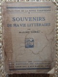 Souvenirs de Ma Vie Litt&eacute;raire - Maxime Gorki