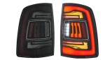 Set lampi spate, stopuri Dodge Ram 09.20; Ram 1500/2500/3500/Classic 05.20, spate, stanga+dreapta, indicator dinamic; cu animatii; LED; rosu,