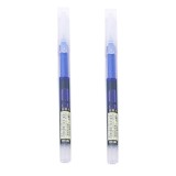 Cumpara ieftin Set 2 pixuri cu bila albastru, varf 0.5 mm, scriere fina, cerneala pe baza de apa, utilizare scoala si birou