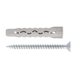 Diblu universal din plastic, cu surub cu cap inecat, Friulsider FMXP, 8 x 52 mm