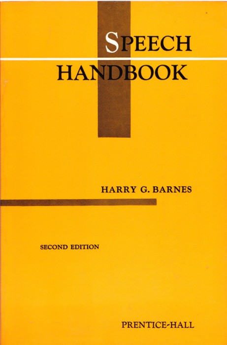 AS - HARRY G. BARNES - SPEECH HANDBOOK